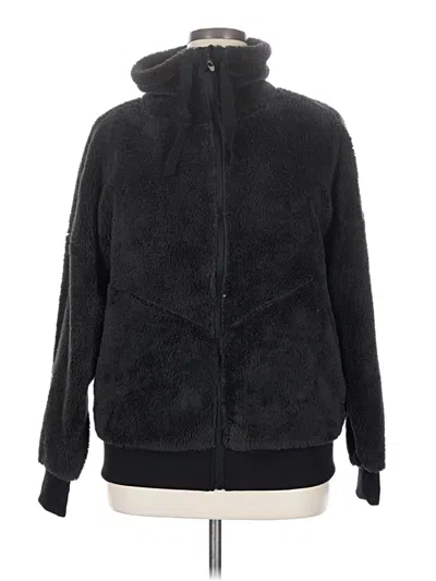 Pre-owned Spyder Zip Up Hoodie In Black