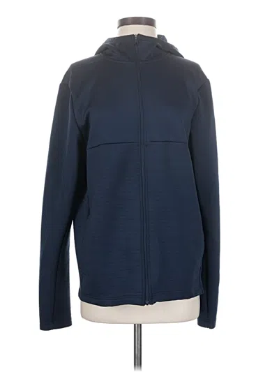 Pre-owned Spyder Zip Up Hoodie In Blue