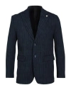 Squad² Man Blazer Navy Size 34 Viscose, Polyamide, Elastane In Blue