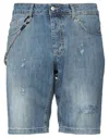 Squad² Denim Shorts In Blue