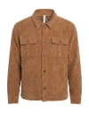 Squad² Man Jacket Camel Size Xxl Polyester, Elastane In Brown