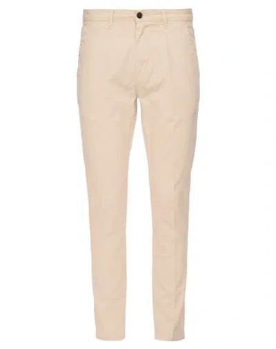 Squad² Man Pants Beige Size 30 Linen, Cotton, Elastane In Neutral
