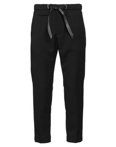 Squad² Man Pants Black Size 30 Polyester, Viscose, Elastane