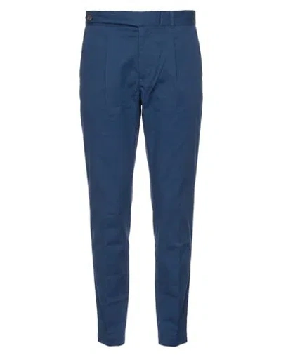 Squad² Man Pants Blue Size 34 Cotton, Polyamide, Elastane