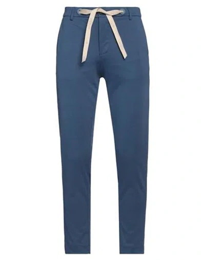 Squad² Man Pants Blue Size 34 Polyester, Viscose, Elastane