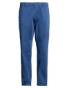 Squad² Man Pants Blue Size 42 Cotton, Elastane