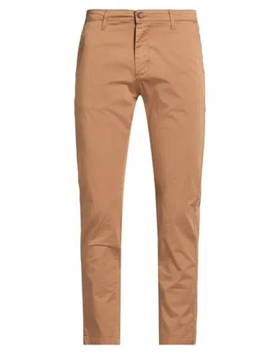 Squad² Man Pants Camel Size 32 Cotton, Elastane In Nude