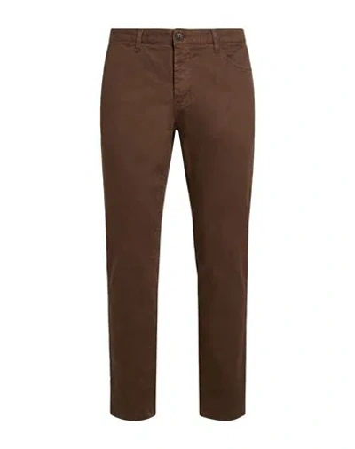 Squad² Man Pants Chocolate Brown Size 26 Cotton, Elastane