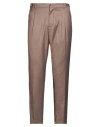 Squad² Man Pants Dark Brown Size 34 Polyester, Viscose, Wool, Elastane