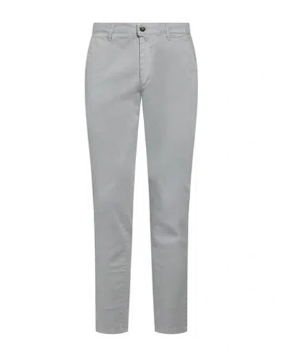 Squad² Man Pants Grey Size 28 Cotton, Elastane In Gray