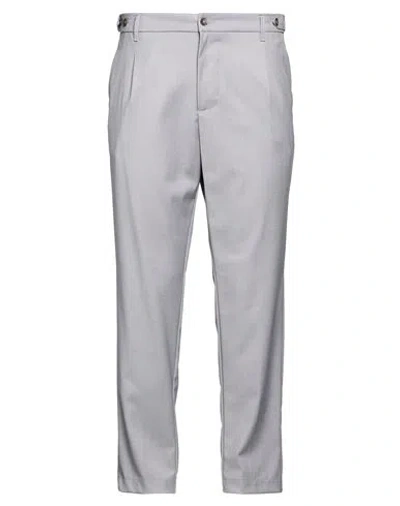 Squad² Man Pants Grey Size 38 Polyester, Viscose, Wool, Elastane In Gray
