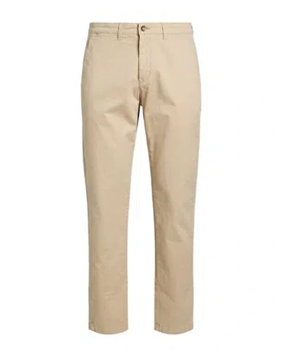 Squad² Man Pants Khaki Size 38 Cotton, Elastane In Beige