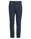 Squad² Man Pants Midnight Blue Size 36 Polyester, Viscose, Wool In Blue
