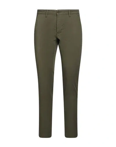 Squad² Man Pants Military Green Size 34 Cotton, Elastane