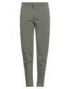 Squad² Man Pants Military Green Size 36 Cotton, Elastane In Green