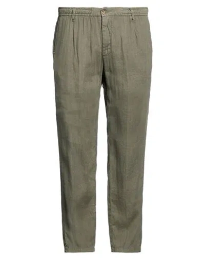 Squad² Man Pants Military Green Size 40 Linen