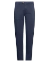 Squad² Man Pants Navy Size 38 Cotton, Elastane In Blue