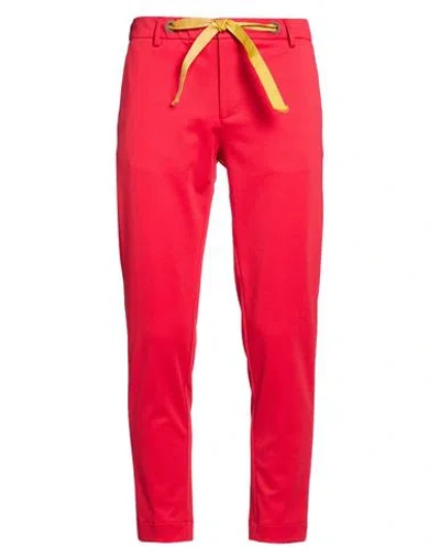 Squad² Man Pants Red Size 32 Viscose, Nylon, Elastane