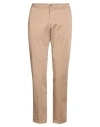 Squad² Man Pants Sand Size 36 Cotton, Elastane In Beige