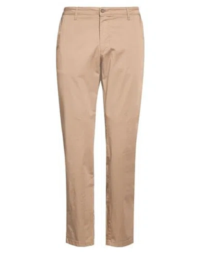 Squad² Man Pants Sand Size 36 Cotton, Elastane In Beige