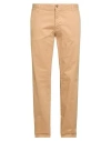 Squad² Man Pants Sand Size 42 Cotton, Elastane