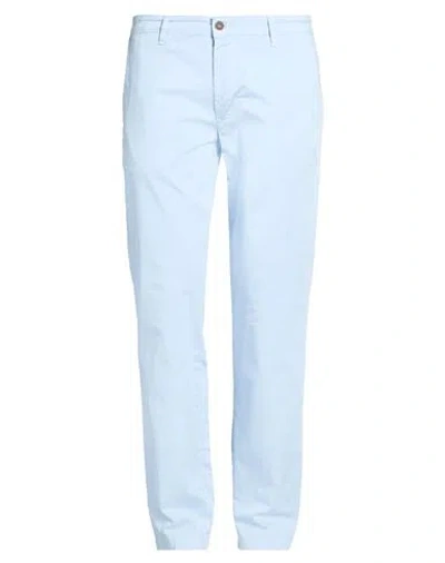 Squad² Man Pants Sky Blue Size 40 Cotton, Elastane