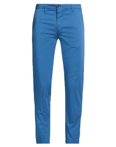 Squad² Man Pants Slate Blue Size 36 Cotton, Elastane