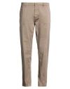 Squad² Man Pants Taupe Size 44 Cotton, Elastane In Brown
