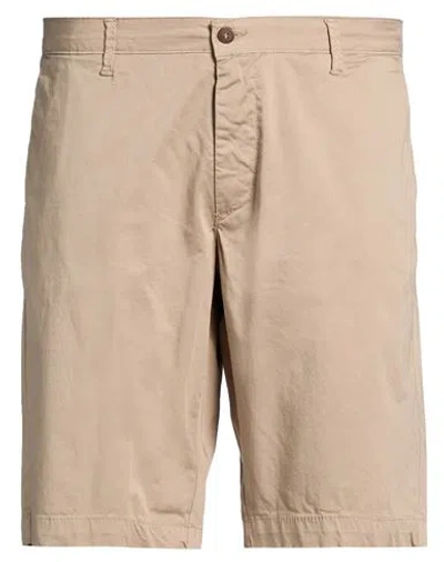 Squad² Man Shorts & Bermuda Shorts Beige Size 42 Cotton, Elastane In Sand