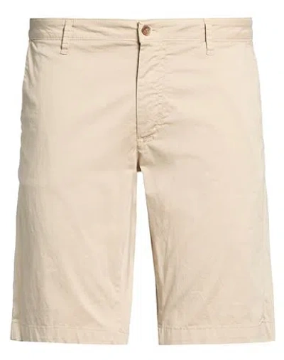 Squad² Man Shorts & Bermuda Shorts Beige Size 44 Cotton, Elastane In Multi