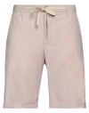 Squad² Man Shorts & Bermuda Shorts Taupe Size 38 Polyester, Viscose, Elastane In Grey