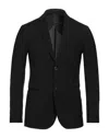 Squad² Man Suit Jacket Black Size 36 Polyester, Viscose, Elastane In Black
