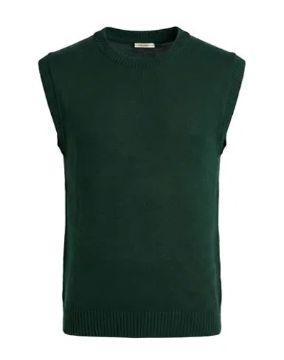 Squad² Man Sweater Dark Green Size S Modal, Wool