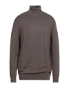Squad² Man Turtleneck Khaki Size Xxl Viscose, Nylon