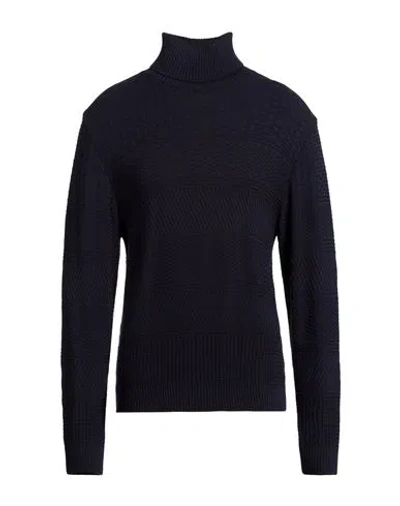 Squad² Man Turtleneck Midnight Blue Size M Modal, Wool