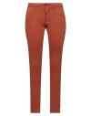 Squad² Woman Pants Rust Size 6 Cotton, Elastane In Red