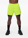 Squatwolf Actdryy® 2-in-1 5" Shorts In Yellow