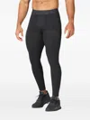 Squatwolf Carapace Textured Compression Tights In Black