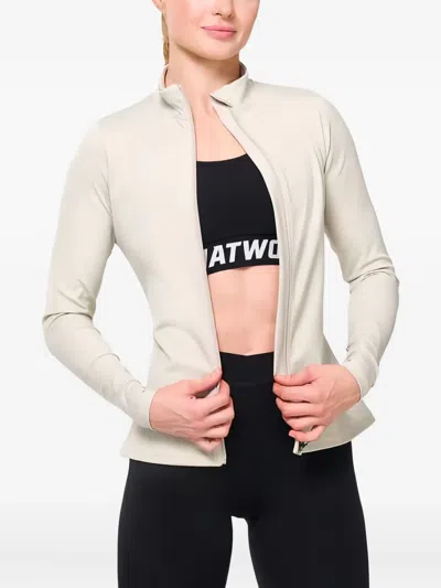 Squatwolf Core Zip-up Track Top In Neutral