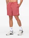 Squatwolf Drawstring-fastening Logo-detail Track Shorts In Pink