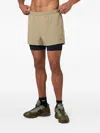 Squatwolf Mesh 2-in-1 Logo-detail Shorts In Green