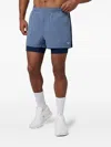 Squatwolf Mesh 2-in-1 Logo-detail Shorts In White