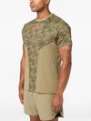 Squatwolf Printed-panelled T-shirt In Green