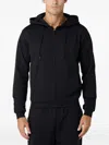 Squatwolf Zip Regular Hoodie In Black