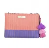 Squeeze De Citron Lemon Drop Citron Bag In Melon/lavender In Multi