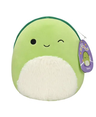 Squishmallows Kids' 8" Henry, Winking Turtle With Fuzzy Belly Plush In Multi Color