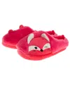 Squishmallows Little And Big Girls Fifi The Fox House Slippers In Pink