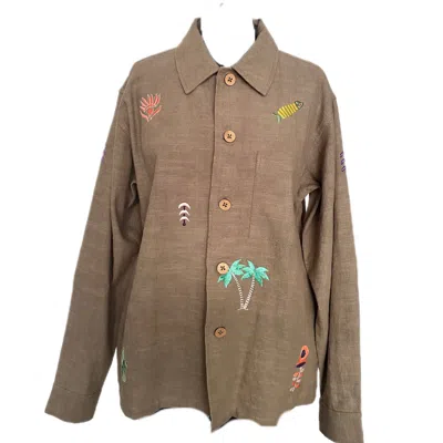 Sr By Sonali Raman Women's Brown Zayn Shacket