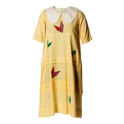 Sr By Sonali Raman Women's White / Yellow Phoebe Yellow In Multi