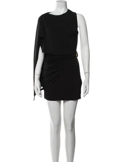 Pre-owned Srg Asymmetrical Mini Dress In Blue
